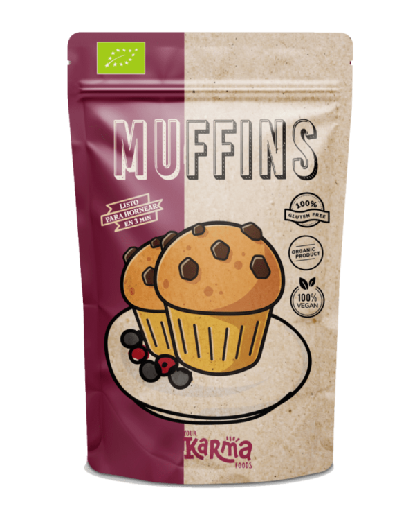 Muffins sin gluten ecológicos Your Karma Foods